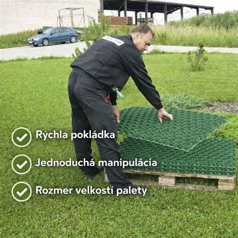 Infografika výhod zatrávňovacej dlažby Eura MAXI
