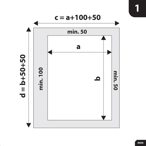 Schéma montáže revíznych dvierok