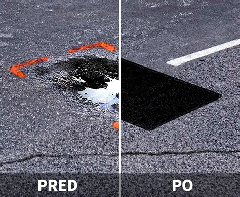 Oprava výtlku studeným asfaltom