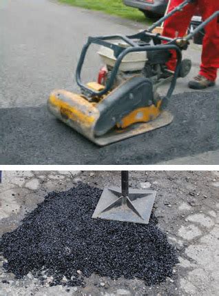 Pracovník hutní studený asfalt
