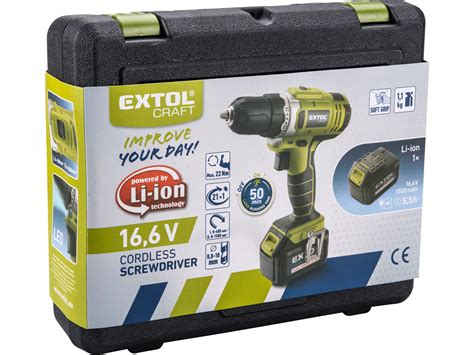 Detaily konštrukcie aku vŕtačky Extol 402420