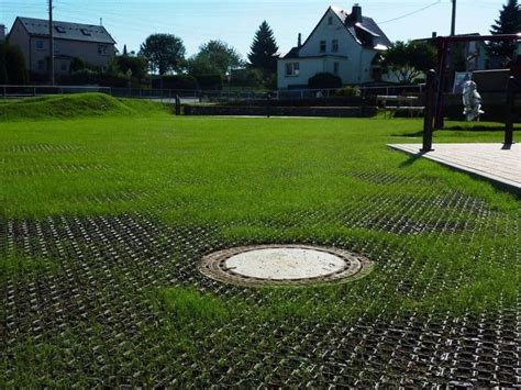 Zatrávňovacie tvárnice na spevnenie plochy