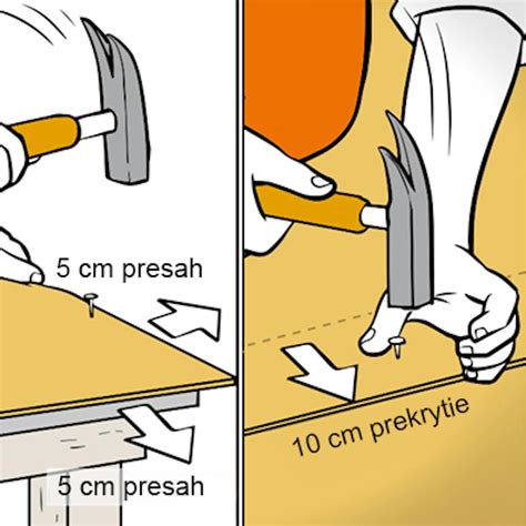 Inštalácia podkladového pásu s prekrytím