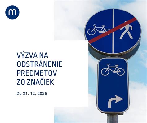 schéma umiestnenia dopravných značiek na stĺpikoch