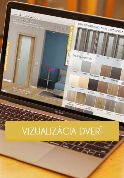 Vizualizácia rôznych typov interiérových dverí a zárubní