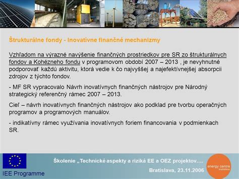 Mapa operačných programov a fondov EÚ pre Slovensko