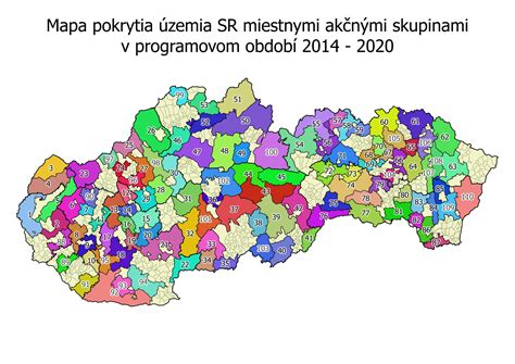 Mapa rozvoja vidieka a regionálnej podpory
