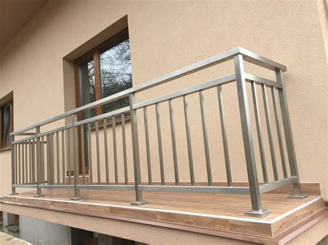 Schéma montáže vonkajšieho zábradlia