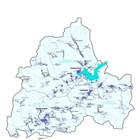Mapa územnej pôsobnosti vodárenských spoločností