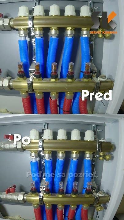 Priechodnosť radiátora kúrenia pred a po zanesení