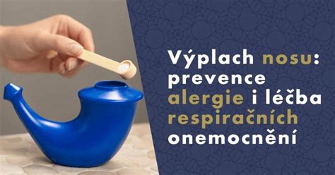 Výplach slanou vodou