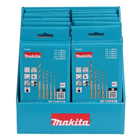 Rôzne typy vrtákov Makita