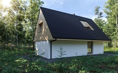 Rodinný dom s moderným plastovým podbitím