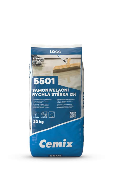 Balenie samonivelačnej rýchlej stierky Cemix 5501