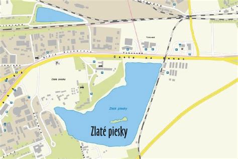 Mapa lokality Piesky s vyznačenou novou parkovacou zónou F v Prievidzi