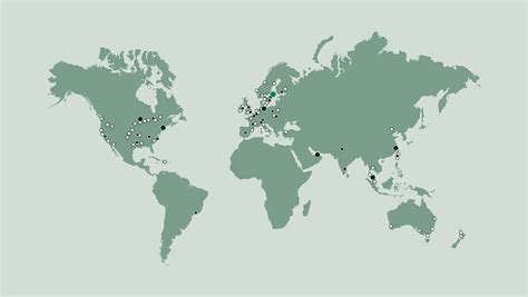 Mapa výrobných závodov Vaillant Group po celom svete