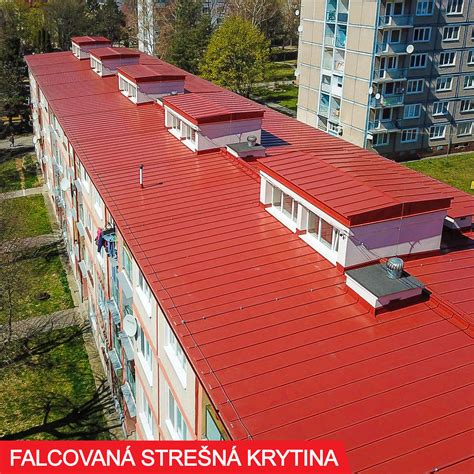 Moderná plochá strešná krytina