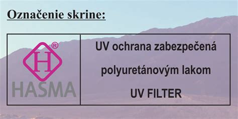 Technológia UV ochrany HASMA