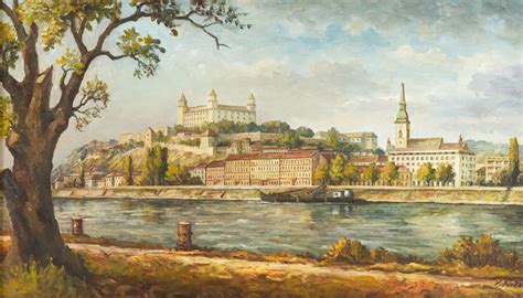 Panoráma Bratislavy s vyznačenými revitalizovanými oblasťami