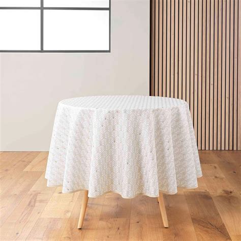 Okrúhly teflónový obrus s jemným vzorom