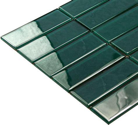 Zelená sklenená mozaika