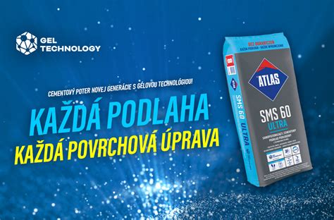 Samonivelačný cementový poter počas aplikácie