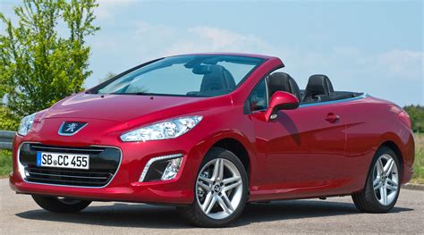 Peugeot 308 CC v otvorenej konfigurácii