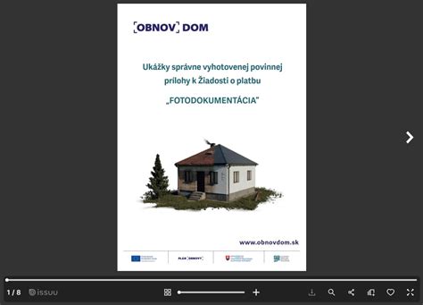 Prehľad programu Obnov dom