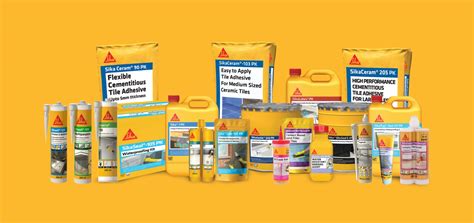 Produktové portfólio Sika