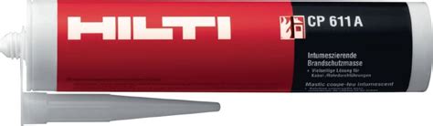 Aplikácia protipožiarneho tmelu Hilti CP 611A