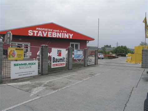Sklad stavebných materiálov PROFISTAV Šaľa