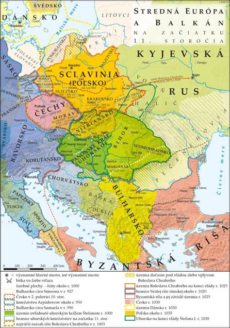 Mapa znázorňujúca strategické postavenie armád pred Bitkou pri Slavkove