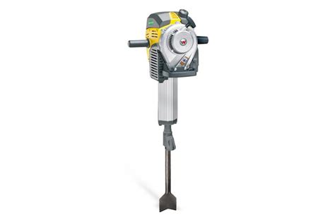 Búracie kladivo Wacker Neuson BH 55rw pri práci na železnici