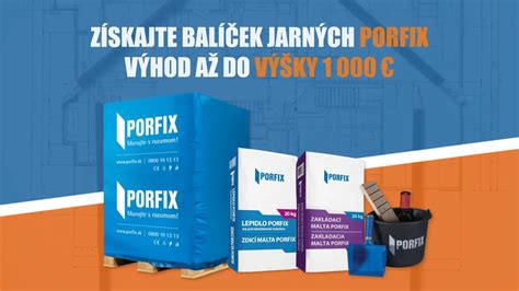Založenie stavby s PORFIX