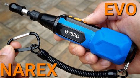 Narex Hybridný skrutkovač s vyznačenými režimami ručného a elektrického pohonu