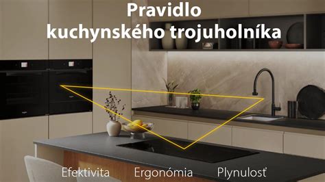 Ergonomický trojuholník v kuchyni