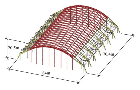 Schéma zlyhania priehradového väzníka