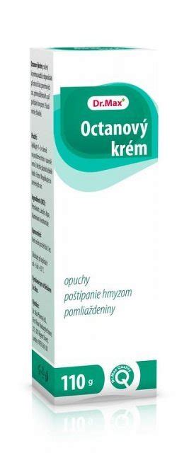 Octanový krém a obklad