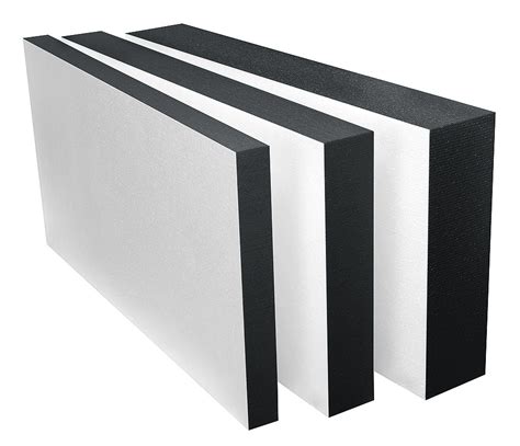 Detail bieleho a sivého expandovaného polystyrénu