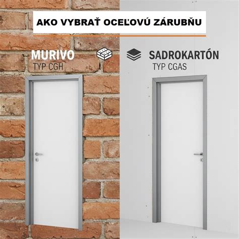 Porovnanie oblých (CgU) a hranatých (CgH) oceľových zárubní