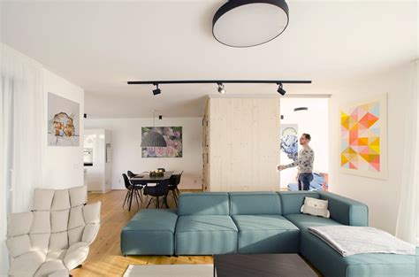 Interiér zrekonštruovaného radového domu