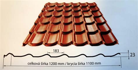 Plechová strešná krytina na väzníkovom krove