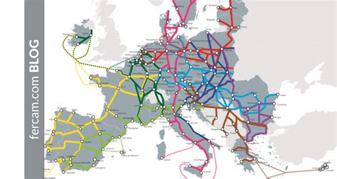 Mapa siete TEN-T v regióne