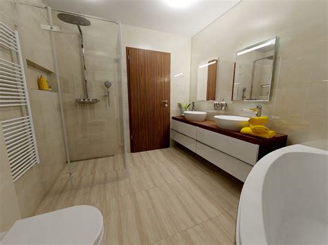 Vizualizácia kúpeľne s umývadlom Sapho Orinoko