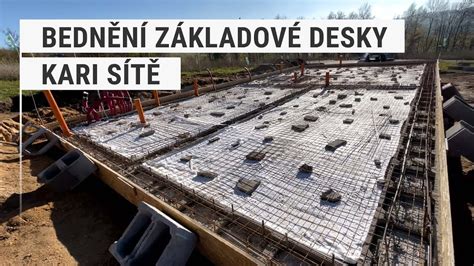 Príklad inštalácie KARI sietí v základovej doske