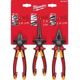 Rôzne veľkosti inštalatérskych klieští Milwaukee