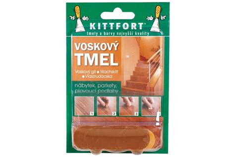 Voskový tmel na opravu laminátovej podlahy