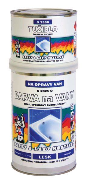Biela epoxidová farba na vanu S2321 v plechovke