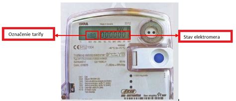 Dvojtarifný elektromer pre meranie spotreby vo vysokej a nízkej sadzbe