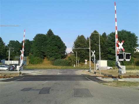 Železničné priecestie v Nitre pred rekonštrukciou